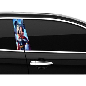 Resim Araba Etiketleri, Tuning Kaplama, Direk Folyosu - Mickey Mouse Thor Renkli 