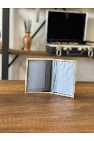 Resim EFE DERİ Efe Deri Chevrolet Dikişli Araç Ruhsat Kılıfı Kabı Oto Ruhsatlık Araba Ruhsat Koruyucu 