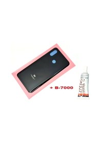 Resim Xiaomi Mi 8 Arka Kapak Cam+b-7000 Siyah 