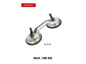 Resim Eratool Cam Vantuzu 2li Metal Gs-2 ERA13003 