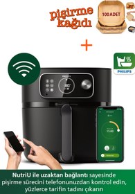 Resim Philips Wfi Kablosuz Bağlantılı 7000 Serisi Airfryer & Fritöz Combi Xxl Connected 