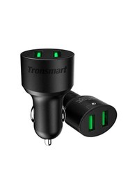Resim Tronsmart Çift Usb Çıkışlı Dual Port Qc 3.0 Hızlı Araç Şarj Cihaz 