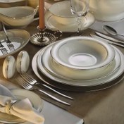 Resim Evaliza Perla Platin Yemek Takımı 101 Parça 
