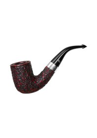 Resim Peterson Sherlock Holmes Rusticated Rathbone 9mm. Filtreli Vulcanite Saplı Pipo 205691 