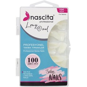 Resim Nascita 165 Long Oval Takma Tırnak Kutulu 100'lü 