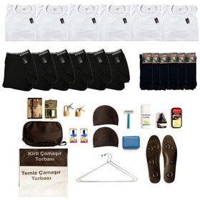 Resim 6'lı Denizci Temel Asker Paketi - Hatay İskenderun Acemi Bedelli Beyaz 