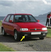 Resim Skoda Felicia 1995-97 Ön Tampon Sağ Sis Farı Çerçevesi 6U0807432D 