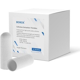 Resim Borox Soxhlet Ekstraksiyon Kartuşu - Selüloz - 33x94mm 