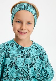 Resim Babygiz Erkek Pamuklu Penye, Kaymaz, Terletmez, Ultra Hafif, Esnek Desenli Saç Bandı Bandana 