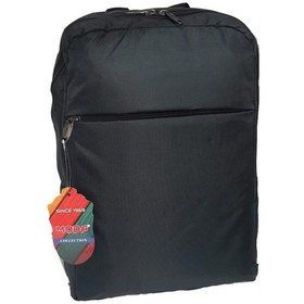 Resim Moda 9001-24 Su Geçirmez Kumaş Notebook Sırt Çantası Siyah 