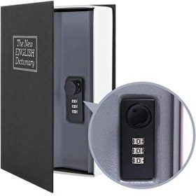 Resim Mühlen Secret Safe 240 Büyük Boy Kitap Şekli Şifreli Para Ve Değerli Eşya Kasası 