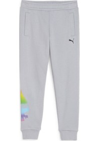 Resim Puma X Trolls Çocuk Gri Eşofman Altı 62483063 001 
