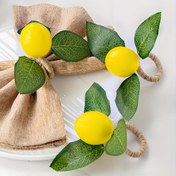 Resim 6/12 Adet Yapay Limon Peçete Halkası, El Yapımı Meyve Desenli Peçete Halkaları, Restoran/Otel/Aile Sofrası Dekoru İçin Uygun, İlkbahar/Yaz Mevsimi, Mezuniyet Partileri, Açık Hava Toplantıları, Düğünler, Doğum Günleri ve Aile Yemekleri İçin Mükemmel Hediye 