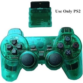 Resim Green-2.4g Kablosuz Denetleyici Ps2 Gamepad İçin Ps2 Kablosuz Oyun Kolu İçin Ps2 Pc Android Telefon Oyun Denetleyicisi 