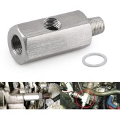 Resim Xiyu Shop Paslanmaz Çelik '' Bspt Yağ Basıncı Sensörü T - Npt Adaptörü Turbo Besleme Hattı Göstergesi T (Yurt Dışından) 