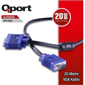 Resim Qport Q Vga20 20mt Vga Kablo 