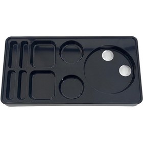 Resim 5 Adet Sunum İkram Tepsisi Otel Servis Karşılama 9 Bölmeli Plast 