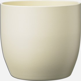 Resim Basel Fashion Ekru Saksı 12 cm 