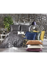 Resim Güzide Çift Kişilik Yatak Örtüsü Milena Mürdüm 