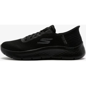 Resim Skechers Go Walk Flex-Slip-Ins Memory Foam Mens Sneaker Black Hafızalı Taban Kadın Günlük Spor Ayakkabı Siyah 