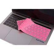 Resim Açık Pembe Macbook Pro Klavye Kılıfı Türkçe Q Baskı A1706 A1989 A2159 A1707 A1990 Ile Uyumlu McStorey