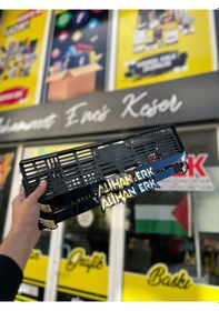 Resim Melek Kanadı Model İsime Özel Pleksi Plakalık 