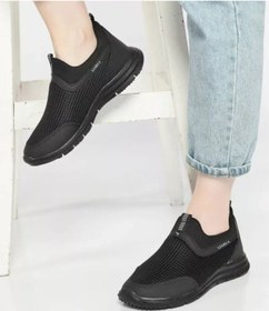 Resim Kadın Erkek Unisex Ortopedik Bağcıksız Nefes Alabilen Hafif Yürüyüş Sneaker Spor Ayakkabı 36 37 38 6038 