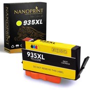 Resim nanoprint Hp 935xl Sarı Muadil Kartuş /c2p26ae/6812/6815/6230/6830/6835 
