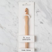 Resim La Mia Whitewood 12 mm 15.5 cm Ahşap Yün Tığ 