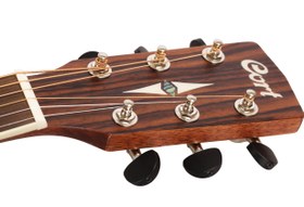 Resim Cort MR710FNS Elektro Akustik Gitar - Natürel Satin (Profesyonel) | Masif Ladin Kapak, Dreadnought Kasa, Fishman Presys EQ, Doğal ve Dengeli Akustik Tonlar 