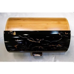 Resim Arow Lüks Siyah Ekmek Kutusu Siyah 