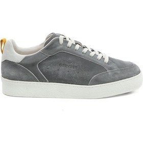 Resim Greyder 18520 Gri Hakiki Deri Erkek Sneaker Ayakkabı -946 Gri 