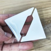 Resim Topnotch 2 Adet Beyaz Evrensel Silikon Kapı Koruyucu Çizilmeye Dayanıklı Şeffaf 