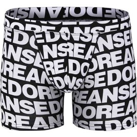 Resim Doreanse Erkek Modal Çok Renkli Baskılı Torbalı Normal Paça Boxe (389420376) Çok Renkli 