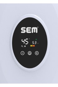 Resim SEM Tulpar12000 Watt Merkezi Sistem Ve Güneş Su Isıtma Sistemine Uyumlu Monofaze Şofben Dijital Ekran 