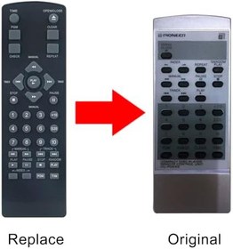 Resim AULCMEET CU-PD043 sub CU-PD055 Yedek Uzaktan Kumanda Pioneer Blu-Ray CD Player PD-HS7 PD-10 PD-30 S9700 M760 M7070 M9700 PD-S901 PD335 PD515 PD717 PD901 PD2000 ile Uyumlu 0 