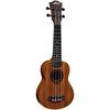 Resim Lag GLU TKU10S Tiki Soprano Natural Ukulele 