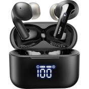 Resim Tozo T20 LED Dijital Ekranlı Kablosuz Bluetooth Kulaklık Siyah 
