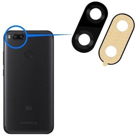 Resim Xiaomi Mi A1 Arka Kamera Camı (Çıtasız Sadece Cam) 