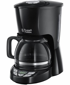 Resim Russell Hobbs 22620-56 Textures Plus Timer Filtre Kahve Makinesi Siyah 