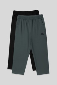 Resim TOMMYLIFE Standart Fit 2li Paket Siyah-Haki Erkek Kapri - 83102 