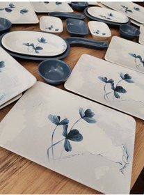 Resim Keramika Blue Magıc Takım Kahvaltı 25 Parça 12 Kişilik 