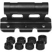 Resim Yunboo Alüminyum Bisiklet Ön Çatal Sabitleyici - Suv Araç İçin Parklama Rafı - Siyah Bisiklet Aksesuarı 