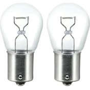 Resim Bosch P21W Sinyal Stop Ampül 12V 21W Tek Duy - Düz Tırnak (2 Adet) 