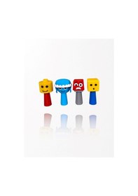 Resim Sprunki 4 Adet Kaliteli Yeni Figür 7 Cm Lego Guys, Jellyfish Aurelia , Mr.panic 4 Pcs 