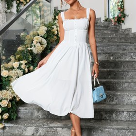 Resim Kadınlar için Siyah Sırtı Açık Çapraz Bağcıklı & Dantel Eklemeli Büzgülü Bodycon Elbise - Kolsuz Düşük Boyunlu Resmi/Parti Elbisesi, Ayarlanabilir Arkadan Bağlama, Esnemez Kumaş, Elde Yıkama/Kuru Temizleme 
