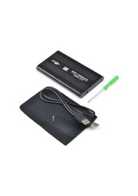 Resim AoGo USB 2.0 Sata 2.5 Harddisk Kutusu + Kılıf Metal Harici Disk Kutusu 