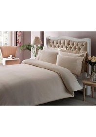 Resim Taç Stripe Premium Basic Nevresim Takımı 000001000038908002 Krem 