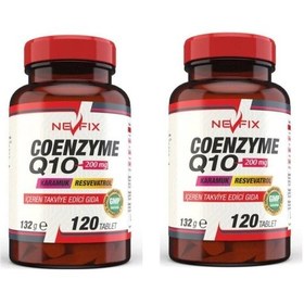 Resim Coenzyme Q10 200 Mg Koenzim Q10 120 Tablet X 2 Kutu 240 Tablet 
