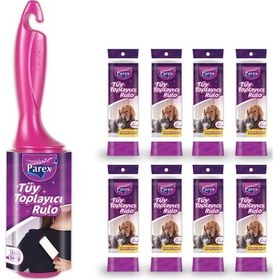 Resim Parex Premium Tüy Toplayıcı Rulo + 8 Adet Yedek 